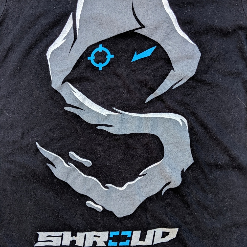 Shroud Logo Gamer T Shirt V Neck Women's Fantasy